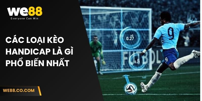 Các loại kèo Handicap là gì phổ biến nhất