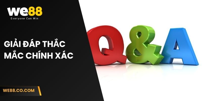 Giải đáp thắc mắc chính xác 